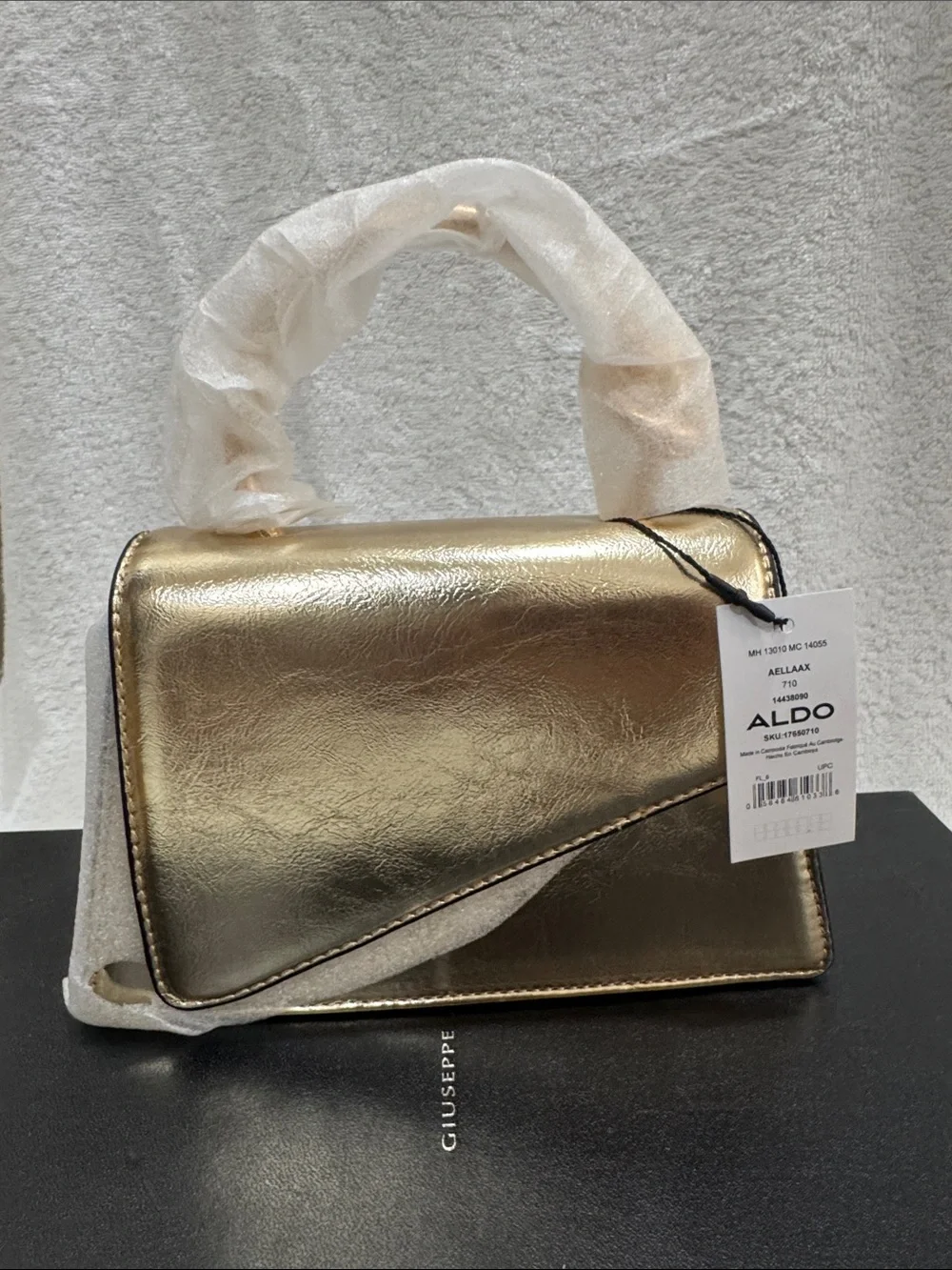 ALDO Metallic Gold Clutch